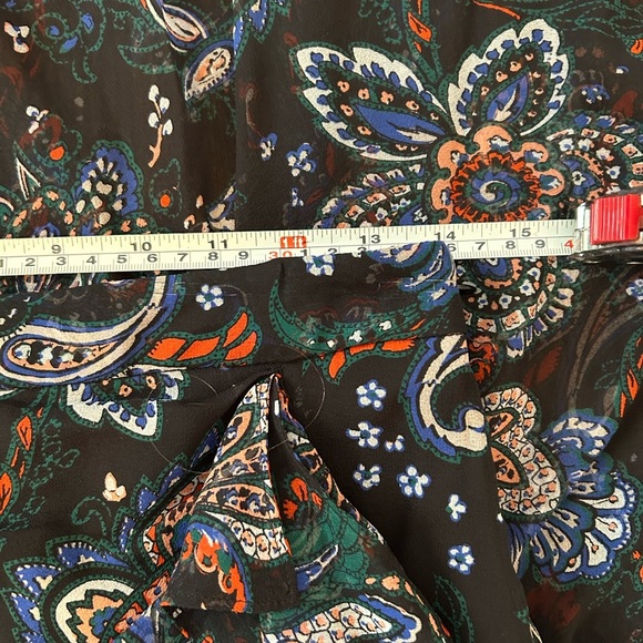 Veronica Beard Tiara Silk Ruffle Midi Skirt size 4 - Picture 9 of 9